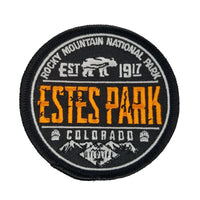 Colorado Patch – Rocky Mountain National Park Colorado Souvenir – Travel Patch Iron On Applique Estes Park CO Patch Embellishment 3" Circle