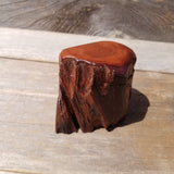 Handmade Wood Box with Redwood Rustic Handmade Ring Box California Redwood #464 Christmas Gift Anniversary Gift Ideas