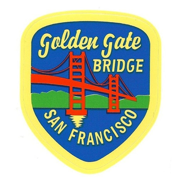 Golden Gate Bridge Decal – Sticker – Souvenir – Travel Sticker 2.75" Travel Gift US Hwy 101 California San Francisco