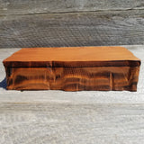 Wood Jewelry Box Redwood Rustic Handmade California Storage Live Edge #271 5th Anniversary Gift Stash Box Birthday Gift
