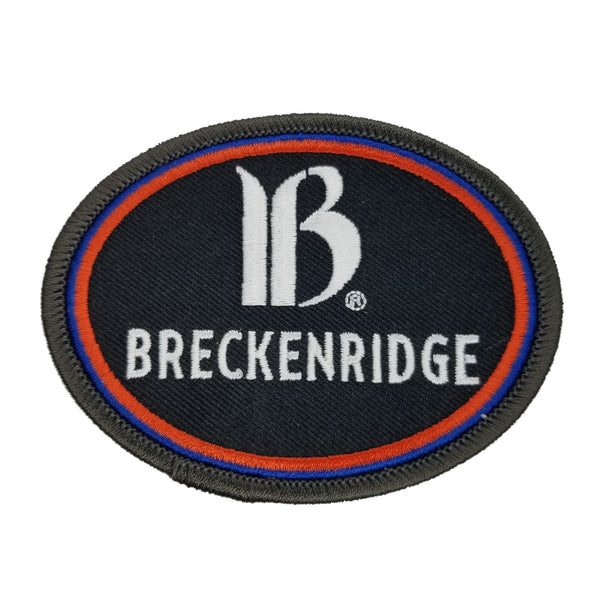 Breckenridge Colorado Patch – Ski Patch- CO Resort Patch Logo – Colorado Souvenir – Travel Patch – Iron On Embellishment Applique 3.5" Oval