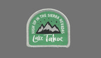 Lake Tahoe Patch – Sierra Nevadas California Travel Souvenir Patch 2" Iron On Sew On Embellishment Water Skiing Snowboarding