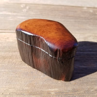 Wood Ring Box Redwood Rustic Handmade California Redwood Jewelry Box Storage Box Token Ashes #320
