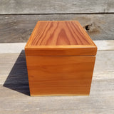 Wood Jewelry Box Redwood Handmade California Storage #276 5th Anniversary Gift Christmas Present - Stash Box - Memories Box