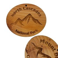 Park City Ornament Handmade Wood Ornament Utah Souvenir UT Mountain Resort Ski Skiing Skier Gift