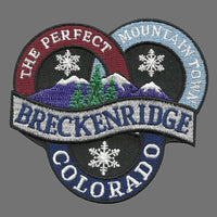 Breckenridge Colorado Patch – Ski Patch- CO Ski Resort Patch – Colorado Souvenir – Travel Patch – Iron On – 3" Emblem Badge Ski Colorado