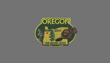 Oregon Patch – OR State Travel Patch Souvenir Applique 3" Iron On The Beaver State Salem Tree Beaver Western Meadowlark