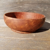 Redwood Burl Bowl Hand Turned 5 Inch Wood Salad Bowl Gorgeous Grain #440 Wood Art California Redwood 7 Inch
