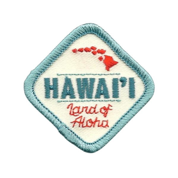 Hawaii Patch – Land of Aloha HI Souvenir Aloha Hawai'i Travel Patch – Iron On – Applique 2"" Island Embellishment Souvenir