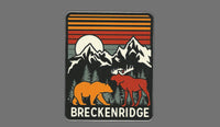 Breckenridge Decal – Colorado Decal - CO Travel Sticker – Souvenir Sticker – Travel Gift 4.25" Made in USA Kiss Cut Breckenridge Ski Resort