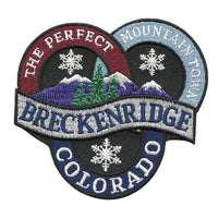 Breckenridge Colorado Patch – Ski Patch- CO Ski Resort Patch – Colorado Souvenir – Travel Patch – Iron On – 3" Emblem Badge Ski Colorado