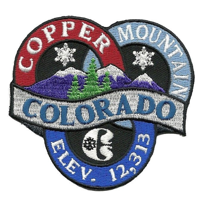 Copper Tree Patch Copper Mountain – Colorado Patch – Ski Patch- CO Ski – Colorado Souven ...