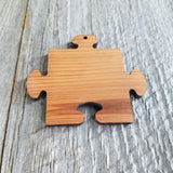 Anniversary Gift Ornament You Are My Missing Piece Wood Puzzle Piece Christmas