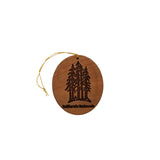 California Redwoods Ornament Forest Trees Christmas Handmade Wood Ornament Made in USA Souvenir Laser Cut Travel Gift