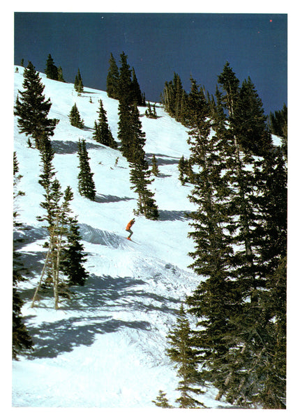 Vintage Breckenridge Colorado Postcard 4x6 Photographer Dick Orwihy Breckenridges Back Bowls Solitude to Lobo Sanborn Souvenir CO Ski Resort