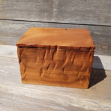 Wood Jewelry Box Redwood Handmade California Storage #458 5th Anniversary Gift Christmas Gift - Mother's Day Gift - Redwood Urn