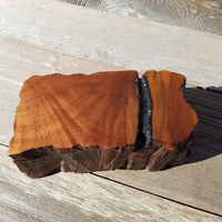 Wood Jewelry Box Rustic Handmade California Redwood Storage Live Edge #335 Birthday Gift Christmas Gift Mother's Day Gift