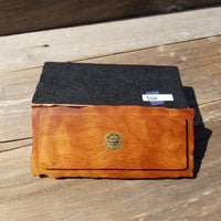 Wood Valet Box Curly Redwood Tree Engraved Rustic Handmade CA Storage #502 Handcrafted Christmas Gift Engagement Gift for Men Jewelry