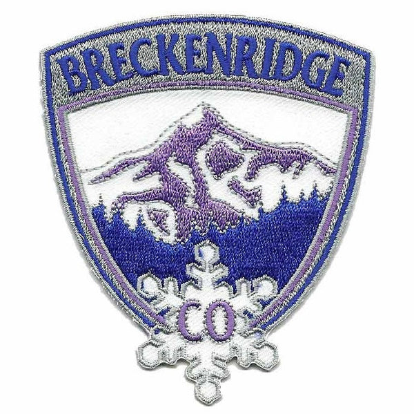 Breckenridge Colorado Patch - Ski Patch- CO Resort Patch - Colorado Souvenir - Travel Patch - Iron On - Embellishment - Applique