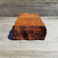 Wood Jewelry Box Redwood Rustic Handmade California Storage Live Edge #269