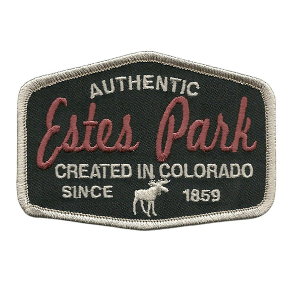 Colorado Patch – Estes Park Colorado Souvenir – CO Travel Patch Iron On Applique Embellishment 3.75" Rocky Mountain National Park