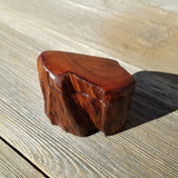 Handmade Wood Box with Redwood Rustic Handmade Ring Box California Redwood Jewelry Box Storage Box Limb Box #350