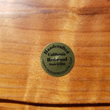 Wood Jewelry Box Redwood Rustic Handmade California Storage Live Edge #136