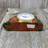 Redwood Burl Clock Table Shelf Mantle Desk Office Gifts for Men Sitting Wood #H