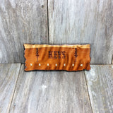 Wood Key Rack 7 Hooks Handmade California Redwood Engraved Rustic Edge Slab Curly#4 Housewarming Gift Gifts for Men Home Organization