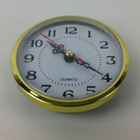 Quartz 88mm Diameter Insert Clock Replacement Mechanism 3-1/2" Clock Part Kit DIY Repair Parts