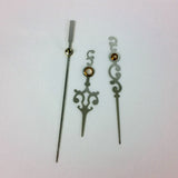 1 Quartz Clock Movement Mechanism and Serpentine Style Brass Colored Hands Set Kit DIY Repair Parts LS