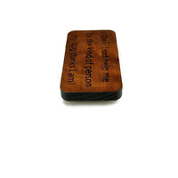 Dog Owner Gift Magnet Funny Dog Lover Fridge Magnet Handcrafted USA Redwood Wood Refrigerator Humor