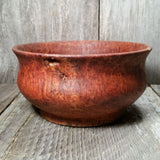 Redwood Bowl Burl Hand Turned 5.5 Inch Wood Salad Bowl Made out of Rare Redwood Gorgeous Grain #A5