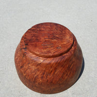 Redwood Bowl Burl Hand Turned 7.5 Inch Wood Bowl Gorgeous Grain #A11 Handmade Redwood Burl in California USA Wood Decor Art 5th Anniversary