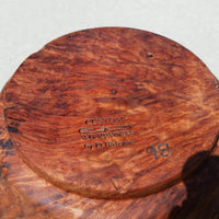 Redwood Bowl Burl Hand Turned 7.5 Inch Wood Bowl Gorgeous Grain #A11 Handmade Redwood Burl in California USA Wood Decor Art 5th Anniversary