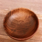 Handmade Walnut Bowl Wood Salad Bowl Hand Turned 7.5 Inch #A24 Wedding Gift Anniversary Gift