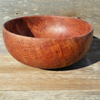 Redwood Bowl Burl Hand Turned 9.375 Inch Wood Salad Bowl #A14