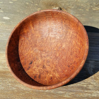 Redwood Bowl Burl Hand Turned 9.5 Inch Wood Salad Bowl Made out of Rare Redwood Gorgeous Grain #A16