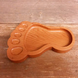 Bigfoot Home Decor Wood Mens Valet Handmade California Redwood Sasquatch Big Foot Dish or Tray Coin Dish Gag Gift