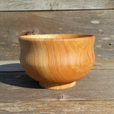 Cedar Bowl Hand Turned 5.75 Inch Handmade In The USA Northern California Rustic Home Decor Wood Art #A26