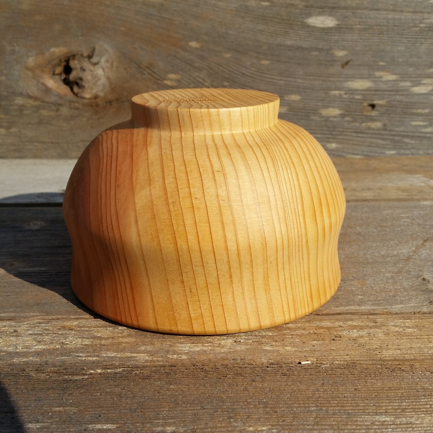 Cedar Bowl Hand Turned 5.75 Inch Handmade In The USA Northern California Rustic Home Decor Wood Art #A26