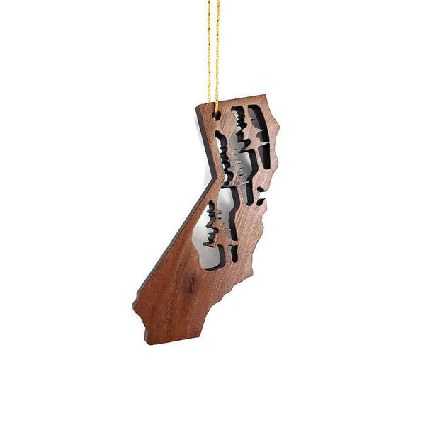 NATURAL WOOD PRESIDIO ORNAMENT (IN HOUSE LASER CUT)