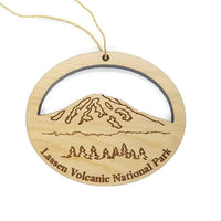 Lassen Volcanic National Park Souvenir Christmas Ornament Handmade Wood Ornament Collectible Cedar