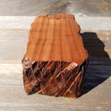Redwood Jewelry Box Rustic Wood Engraved Tree #234