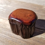 Wood Trinket Box Handmade Box California Redwood Limb Box #241