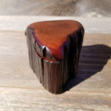Handmade Wood Box with Redwood Rustic Handmade Ring Box California Redwood Jewelry Box Storage Box Limb Box #185