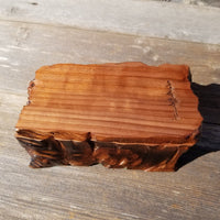 Redwood Jewelry Box Curly Wood Handmade #236 Memento Box