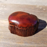Handmade Wood Box with Redwood Rustic Handmade Ring Box California Redwood #187 Christmas Gift Anniversary Gift Ideas