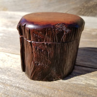 Wood Trinket Box Handmade Box California Redwood Limb Box #241