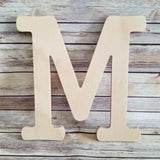 Wood Letters, Unfinished, DIY,12 Inch  Decorate Your Own, Nursery, Home Decor, Wedding, Kids Room, Wall Letter, Wood Crafts, Initials, Wood Cutout